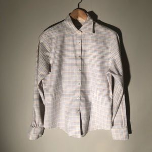 Brooks Brothers checkered oxford button down